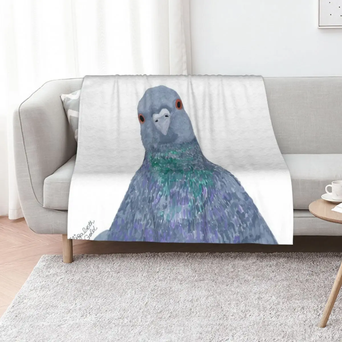 Pigeon Wild Rock Dove Bird Throw Blanket Heavy Stuffeds Quilt Luxury Designer Giant Sofa decorative Blankets