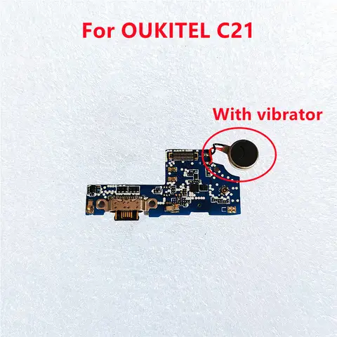 For Oukitel C21 USB Charging Dock Board Port Board Charging Port Motherboard Connect Flex Cable microphone vibrator