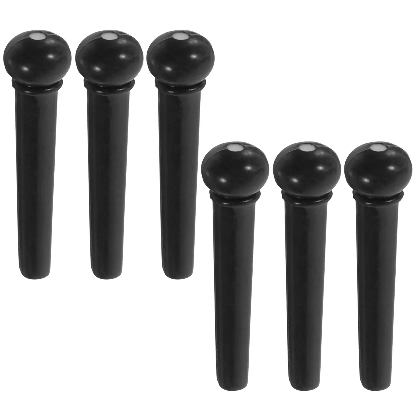 

6Pcs Acoustic Guitar Bridge Pins Heavy Duty Non-Slip String Pegs for Reliable Tuning Stability Guitar Accessories Set