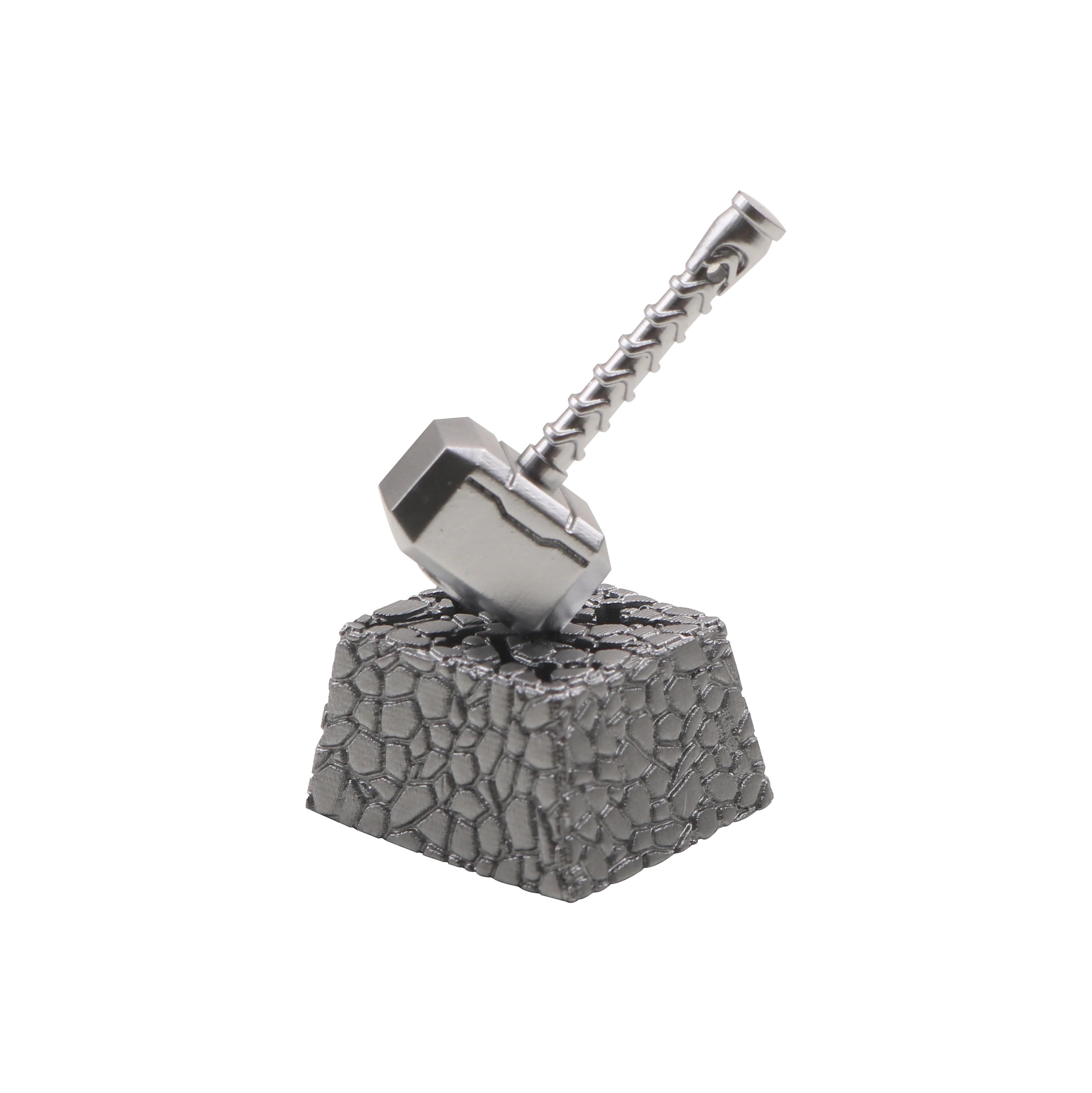 Thor Hammer Stereoscopic 3D stereoscopic resin keycap Magnetic transparent personality keycap ESC Mechanical keyboard keycap