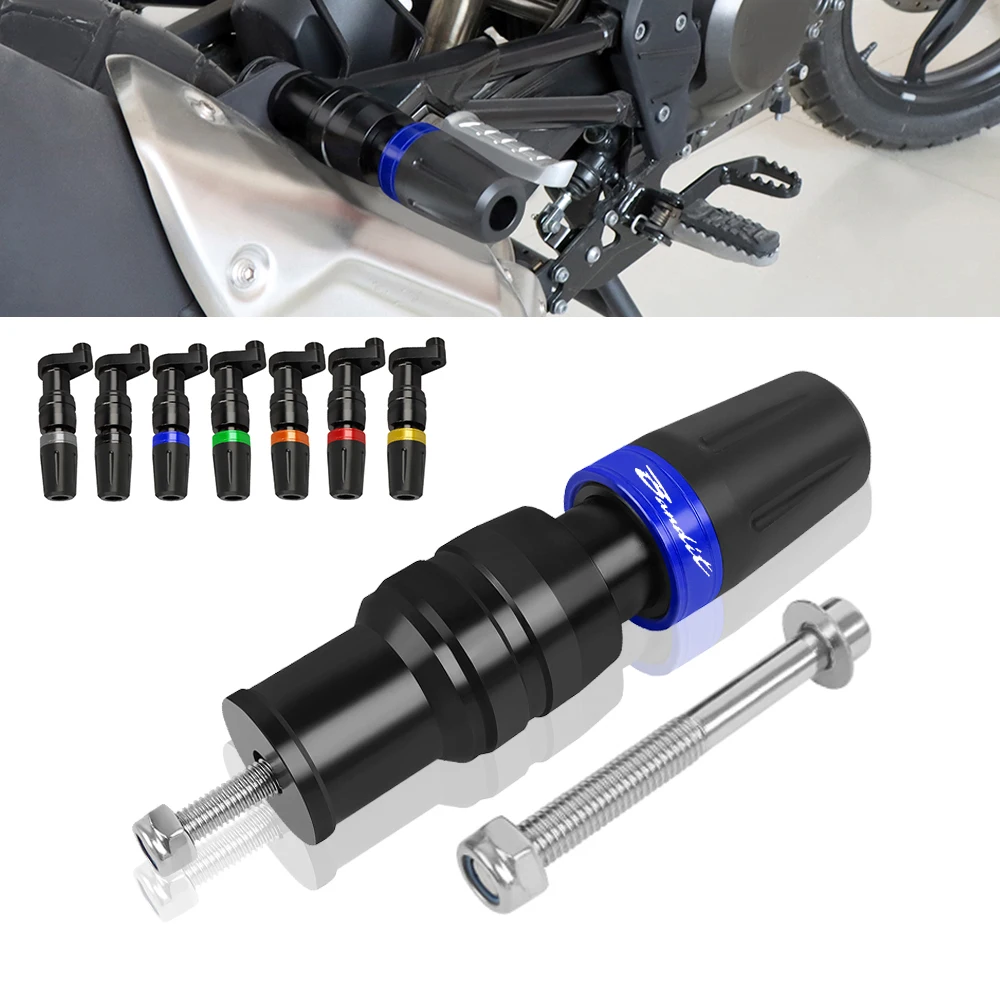 For SUZUKI GSF 250 400 600 600S 650 650S 650N 1200 1250 Bandit 650S Motorcycle Crash Pads Exhaust Frame Sliders Crash Protector