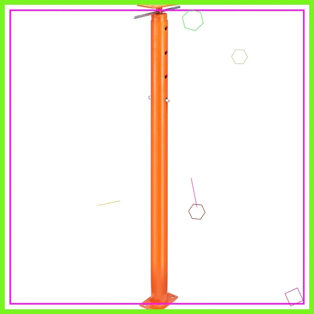 

Heavy-Duty Adjustable Floor Jack, 18000 lbs Capacity, 53-93 Inch Height Range for Construction Support