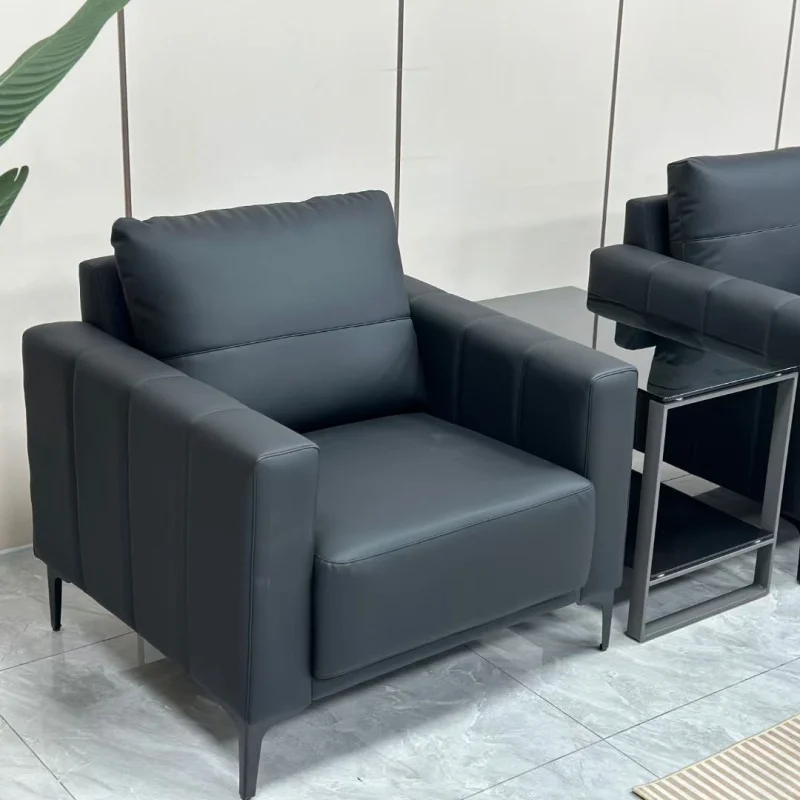 custom.[High-end Reception] New Business Office Sofa VIP Reception Room Rest Area Simple Modern Single Person Negotiation Sofa C