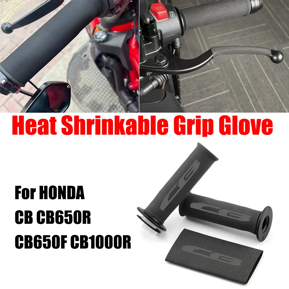 For HONDA CB CB650R CB650F CB1000R 650R 650F 1000R R F Motorcycle Heat Shrinkable Non-slip handlebar Grip Gloves