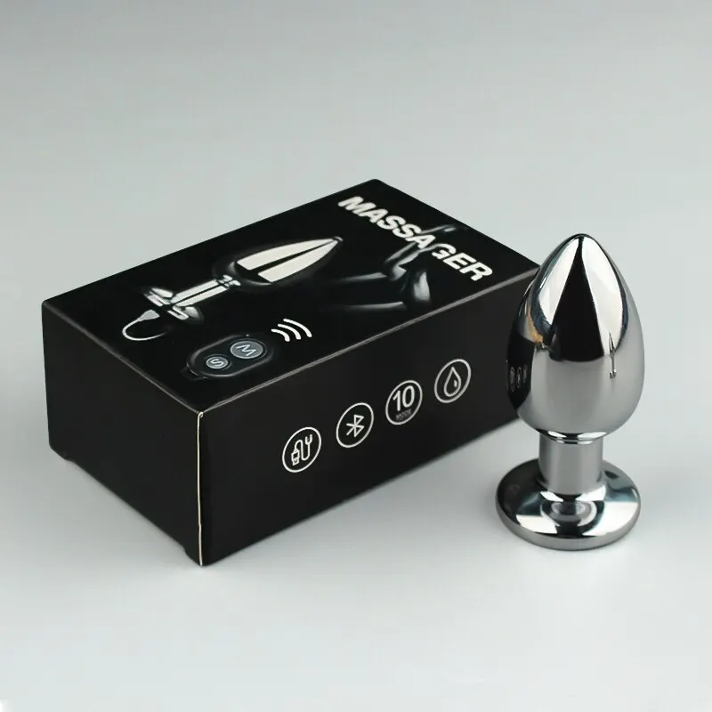 JIUUY-Vibromasseur plug anal en acier inoxydable, jouets en métal pour adultes ou genci, produits de gode sexuel, offre spéciale