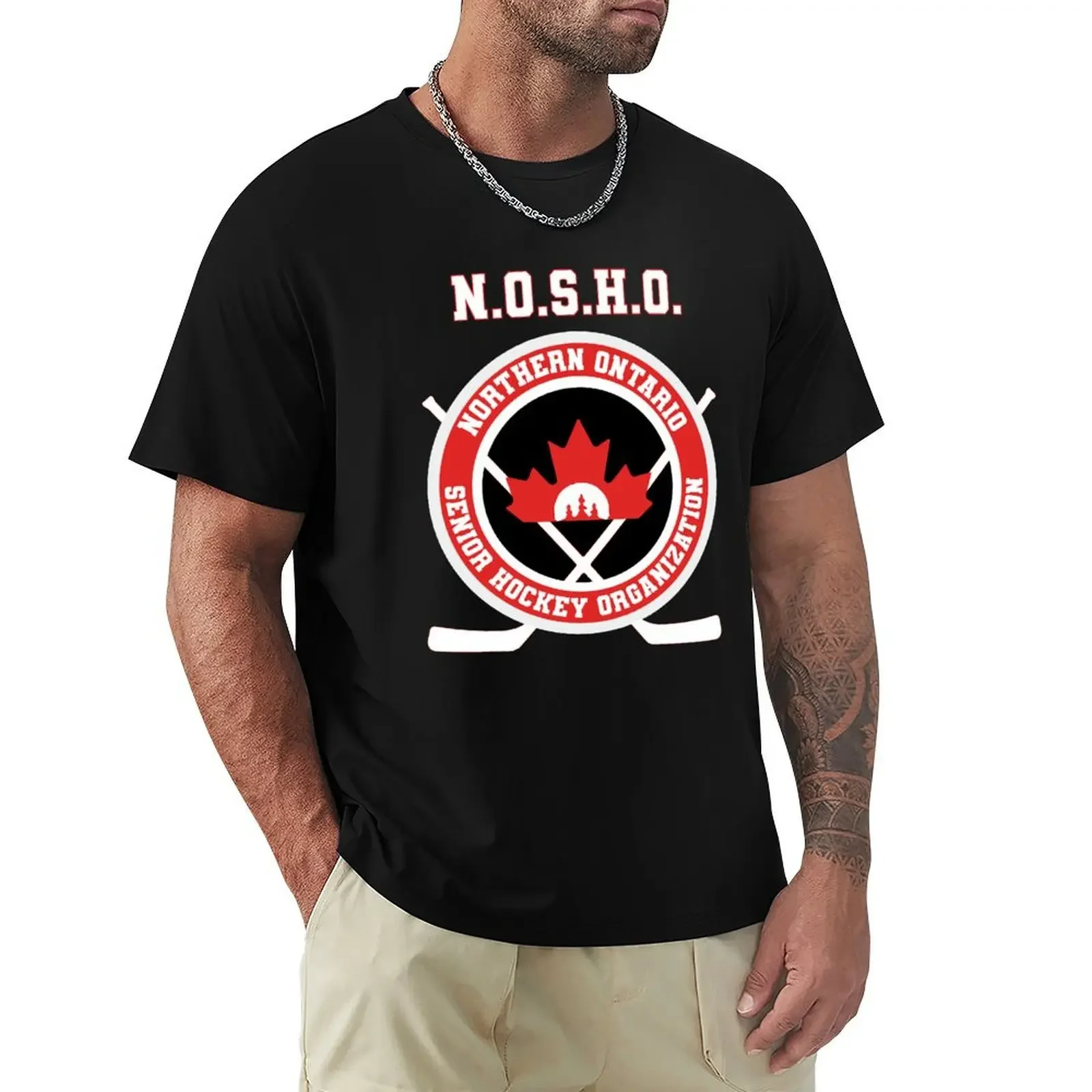 N.O.S.H.O. T-Shirt plain graphic shirts blanks for a boy plus size men clothing