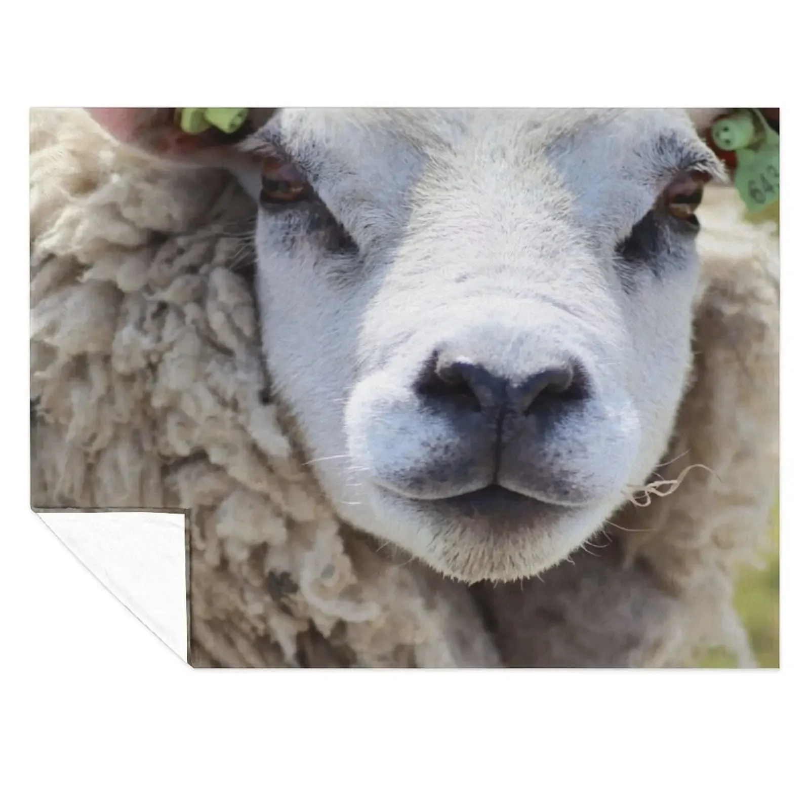 

Texel Sheep Throw Blanket Soft Baby Decorative Throw Decorative Beds Blankets