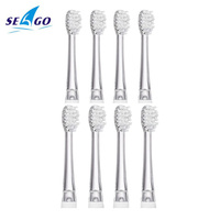 8Pcs Seago Replacement Toothbrush Heads SG-831/832 Soft Bristle Gum Care for Seago Child Electric Toothbrush SG977/EK6/EK7/SG513