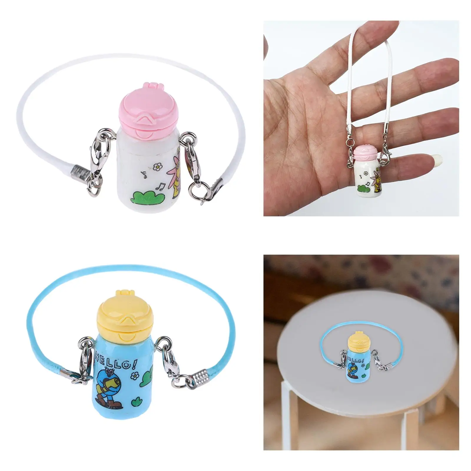 

1:12 Miniature Water Bottle Model Dollhouse Accessories Water Kettle Mini Simulation Tumbler for Doll House Diorama Accessory