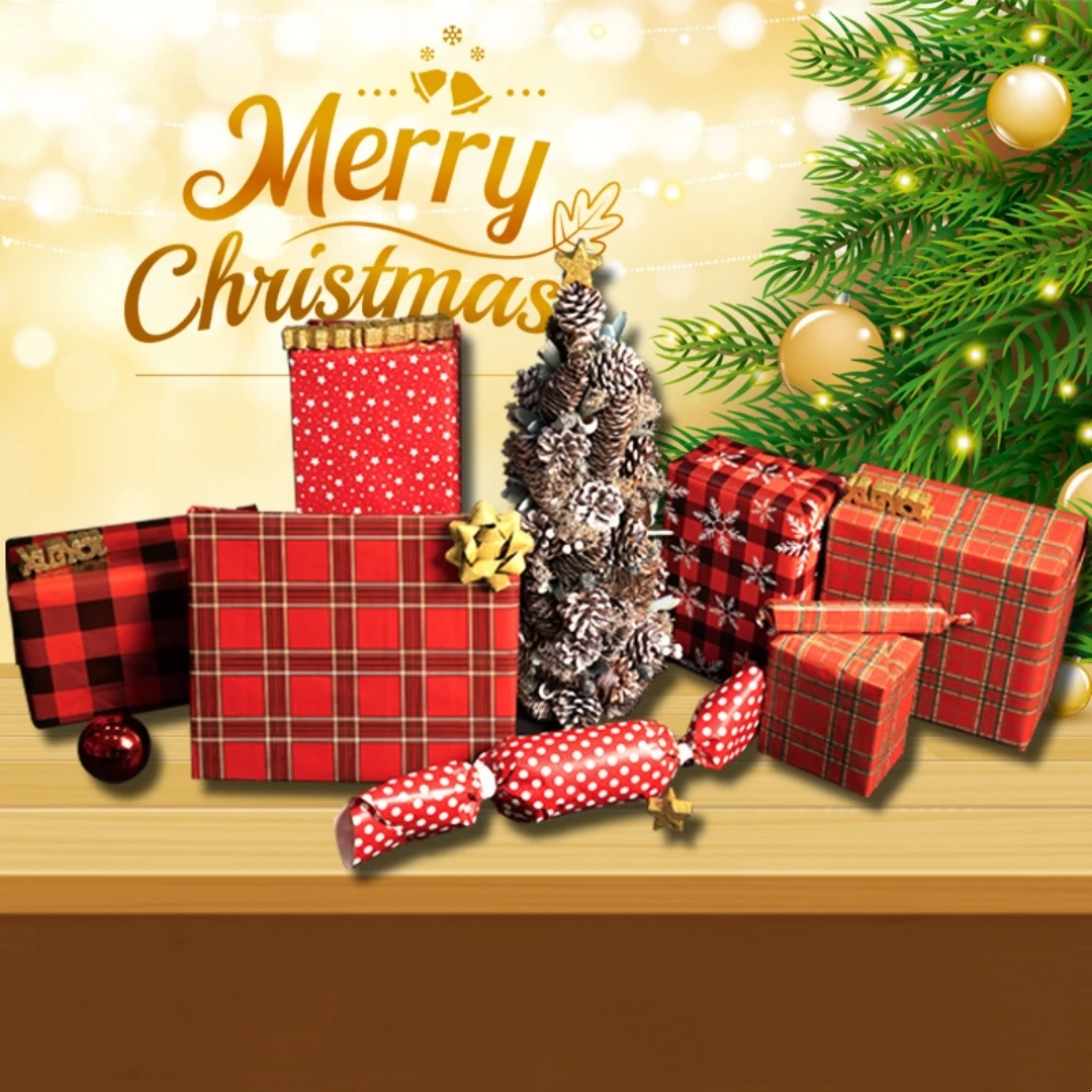 Papel de regalo de feliz cumpleaños, 50x70cm, Navidad, colorido, flor DIY, boda, fiesta de Navidad, embalaje de regalo, decoración, papeles artesanales DIY