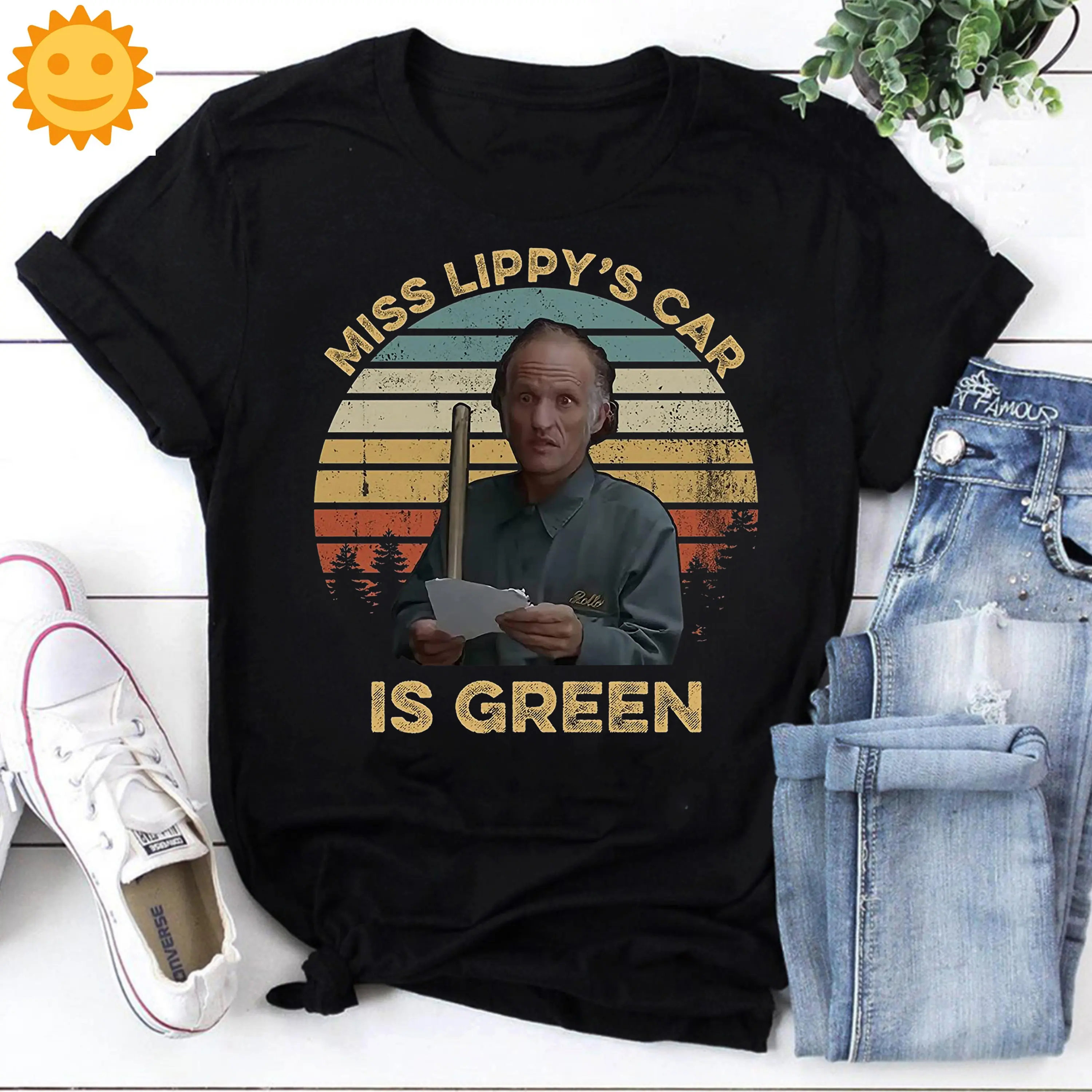 Billy Madison Miss Lippy'S Car Is Green Vintage T Shirt Rollo The Janitor 90S Movie