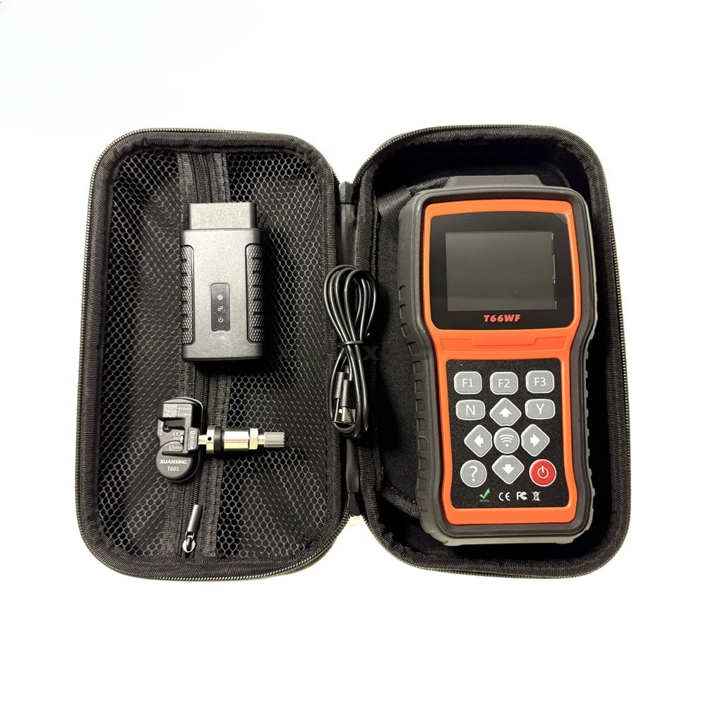 

TPMS Diagnostic Tool Wifi Upgrade Tire Pressure Sensor Programming Code Reader Wireless Bluetooth OBD2 Scanner T66WF