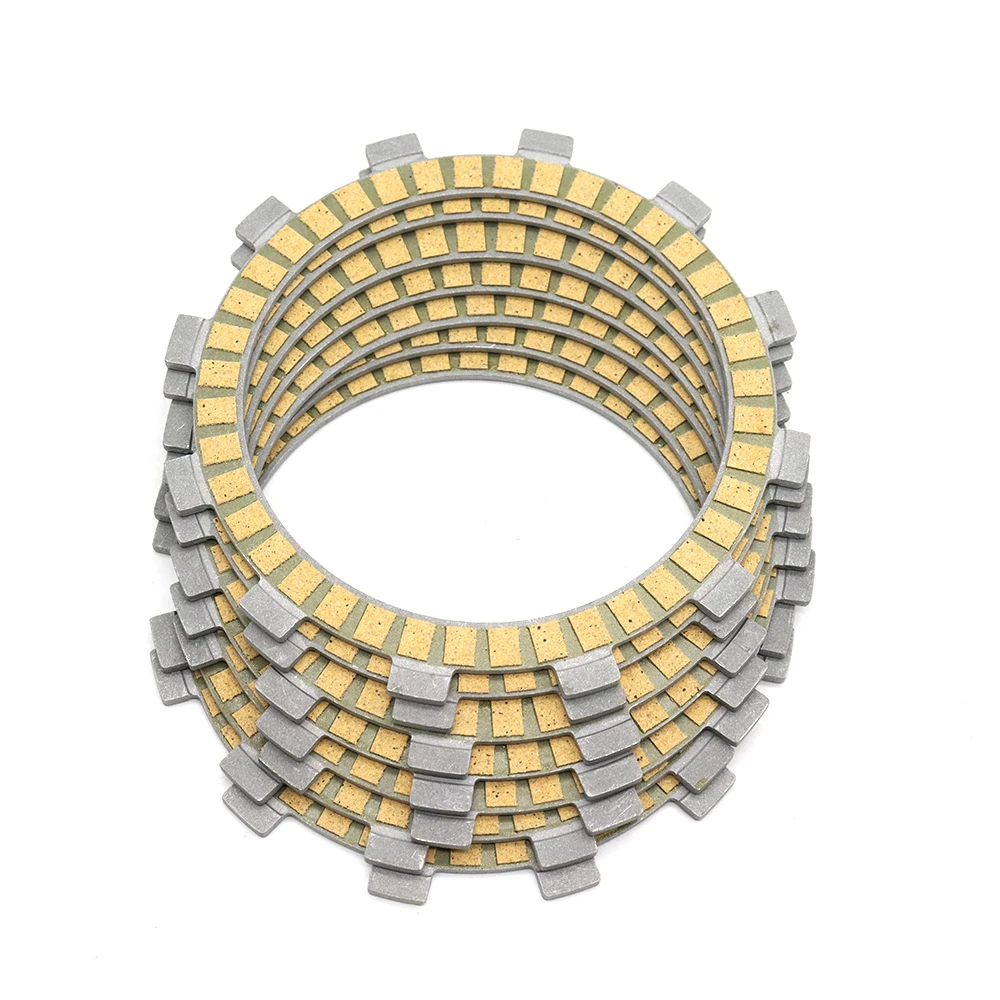 For Kawasaki KX125 KL250 Super Sherpa KDX200 KLX250/S/SF/R KLX300 Motorcycle Clutch Steel Friction Disc Plate Kit