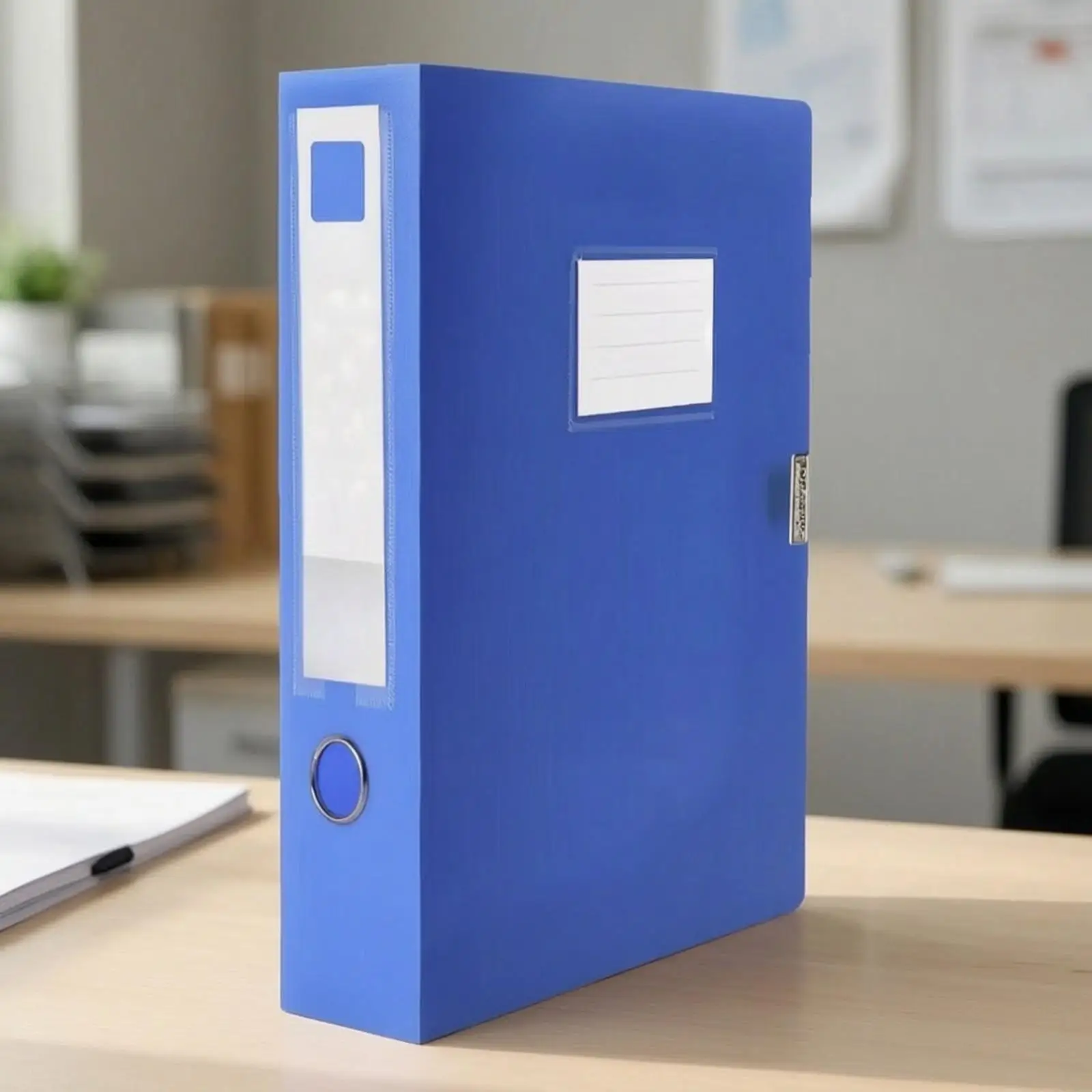 a4-document-storage-file-box-with-snap-closure-water-resistant-pp-organizer-for-office-desk-shelf-cabinet