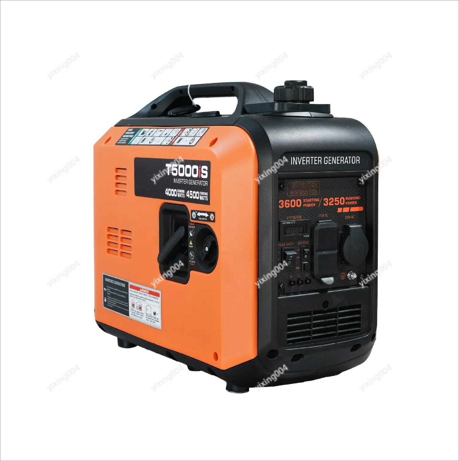 Portable Inverter Generator Electric Start Power Unit For Household Outdoor Travel Power Supply
