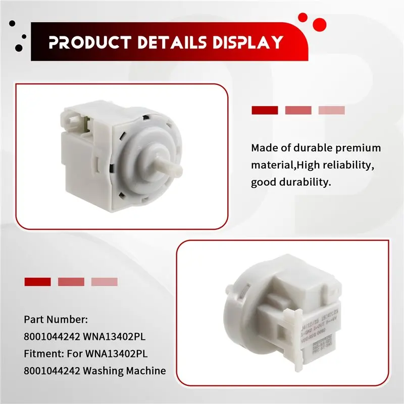 Water Level Sensor Controller Switch For Washing Machines-WNA13402PL 8001044242