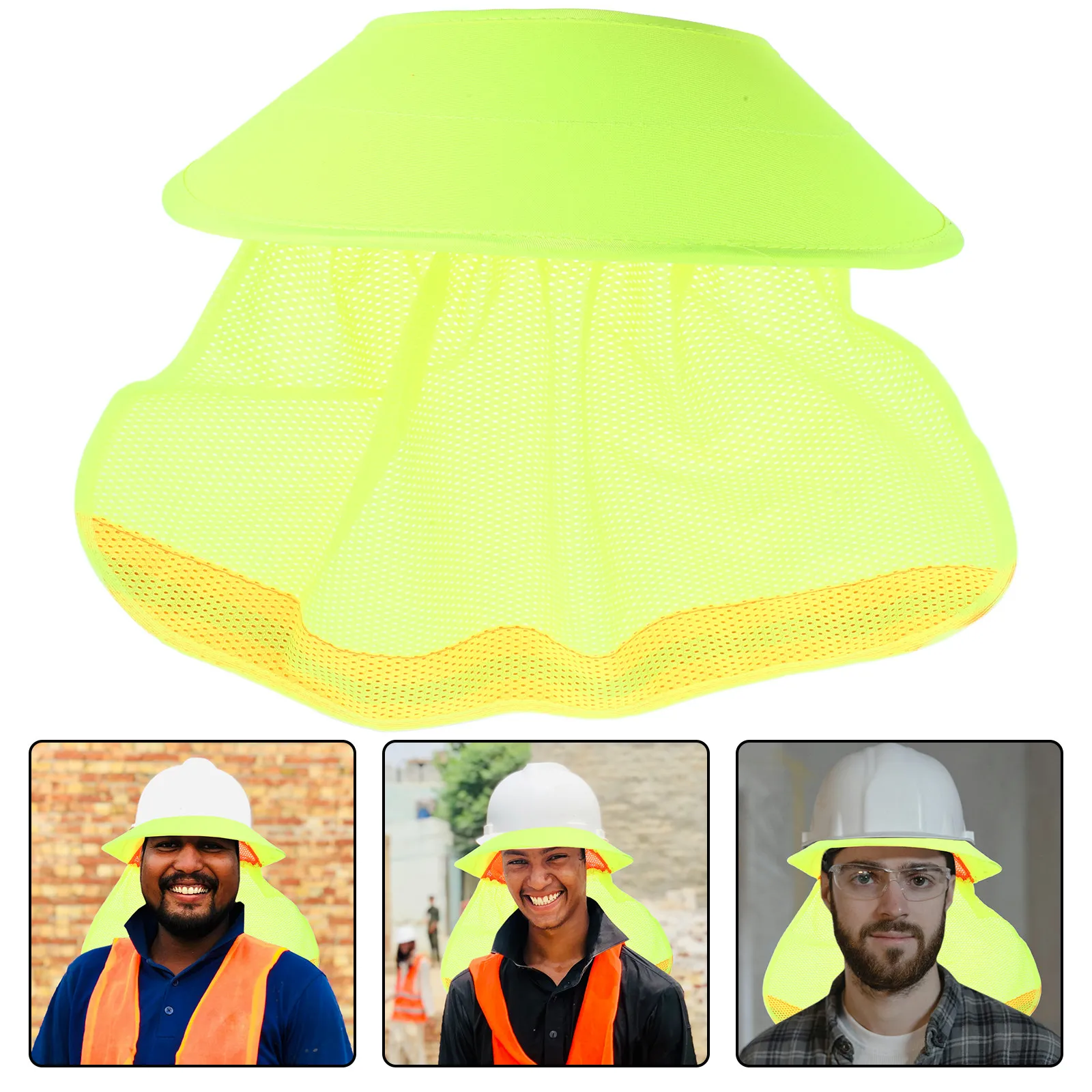 

Hard Hat Neck Shade Sun Visor Full Brim Construction Safety Hat Accessories Outdoor Neck Cover Breathable Sun Protection