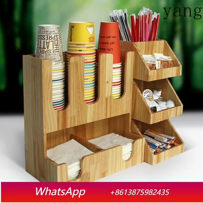 

LMM straw stirring milk ball storage rack, coffee milk tea shop shelf cup