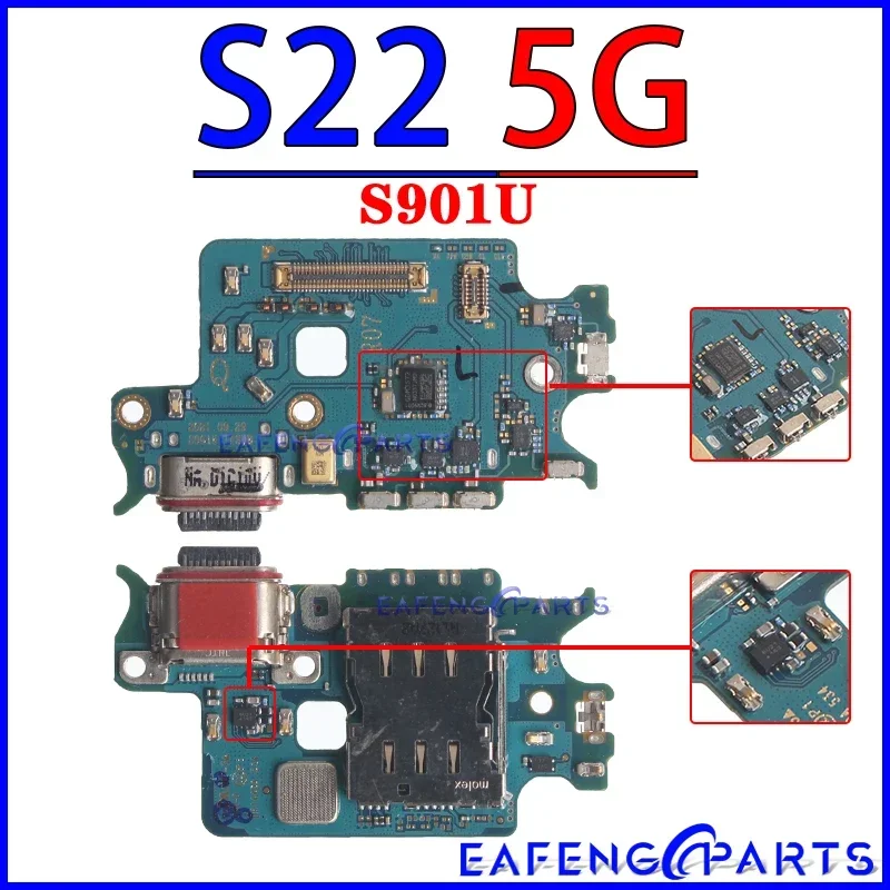 Usb Dock Charger Port for Samsung Galaxy S22 S23 Plus Ultra S901 S906 S908 S911 S916 S918 B U N Charging Board Module