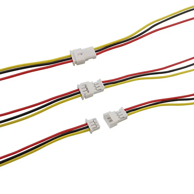 5Pairs JST 1.25mm 2/3/4/5/6 Pin Male Female Plug Connector With Wire 200mm 300mm
