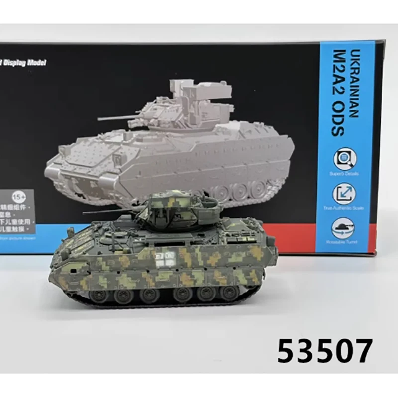 63507 1/72 M2A2 ODS Bradley Infantry Fighting Vehicle Armored Vehicle Model Model Adult Fans Collectible Gifts Souvenir