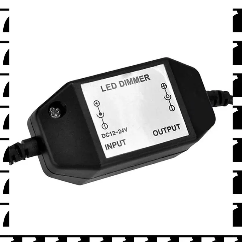 

A44U 3X LED Bar Light Dimmer, DC 12V-24V 6A Dimmer Switch, Suitable For LED Bar Light, LED Rope Light 3528, 5050, 5630(Black)