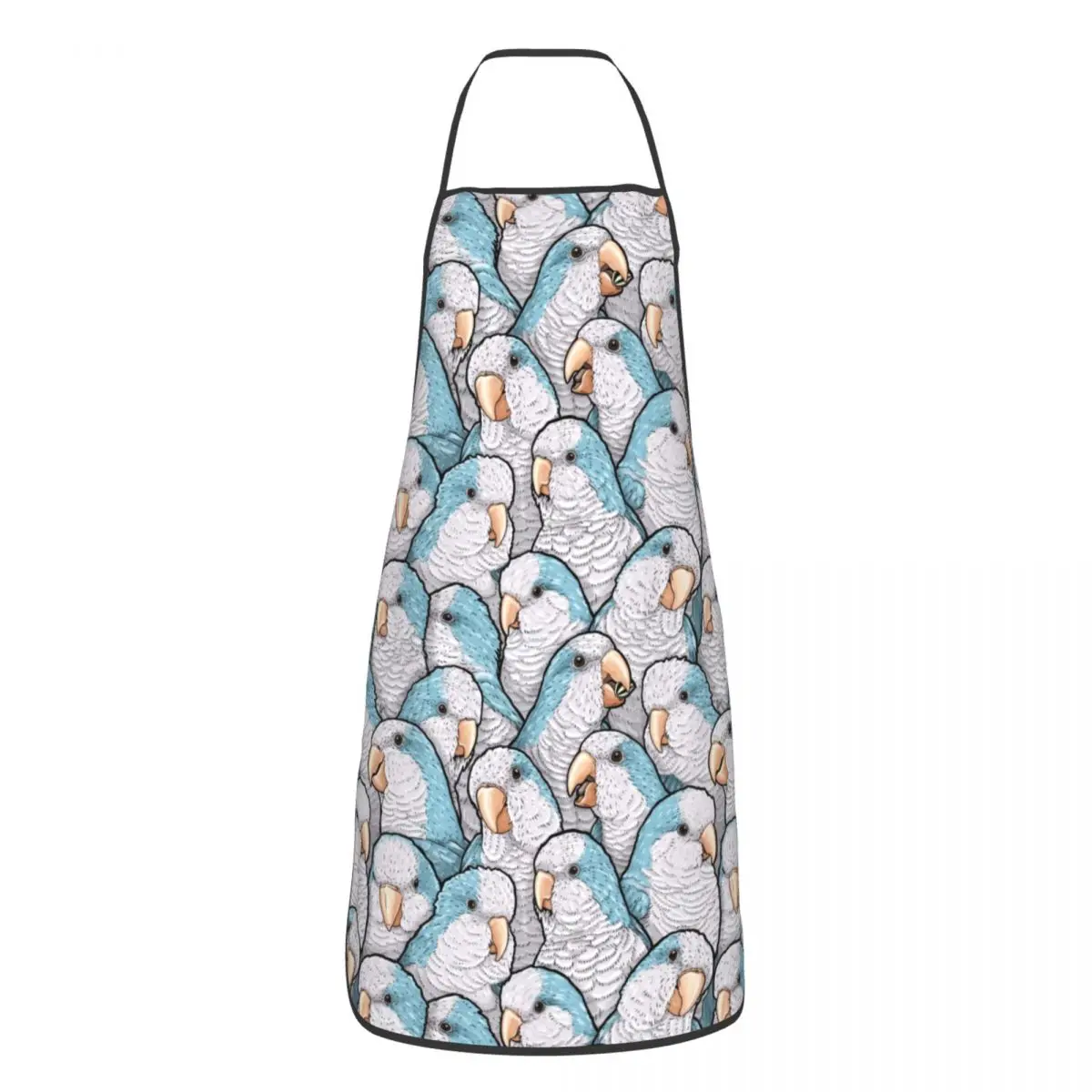 Blue Quaker Parrots Funny Apron Men Women Psittacine Birds Adult Kitchen Chef Bib Tablier Cuisine Cooking Baking Gardening