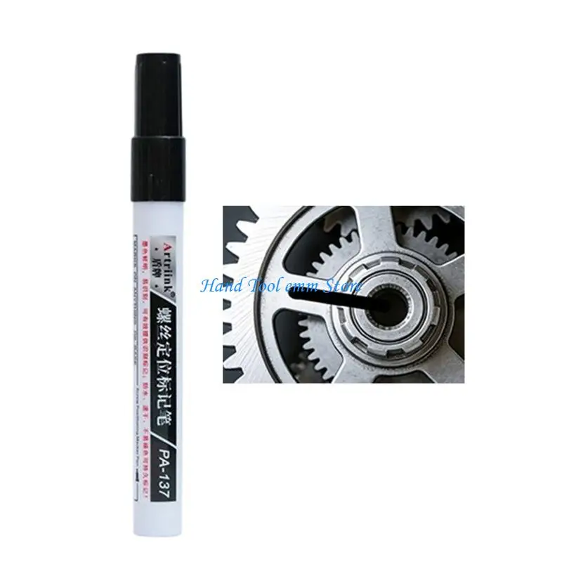 H37F Industrial Screw Marker Pen 3mm Round Tip For Electronics And Mechanical Parts