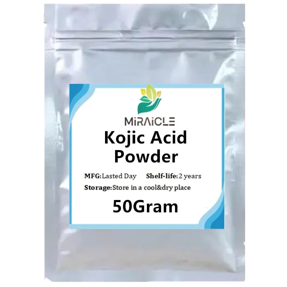 

50-1000g Whitening Skin Kojic Acid Powder, Inhibiting Melanin Reduce Spots and Acne