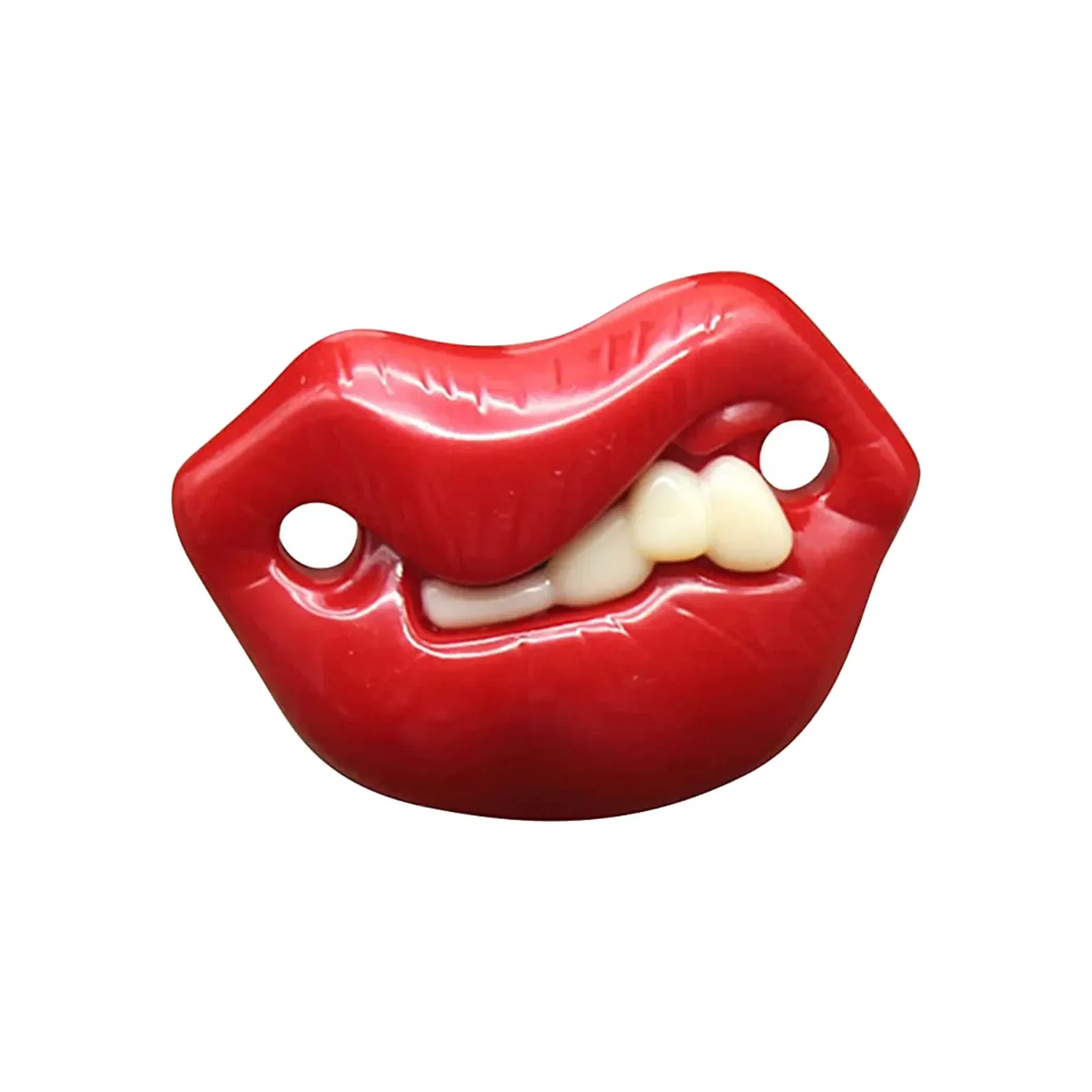 Baby Funny Pacifier Soft Silicone Funny Fake Nipple Teeth Gum Teeth Pacifier Kids Pacifier Suitable For Babies Over 3M