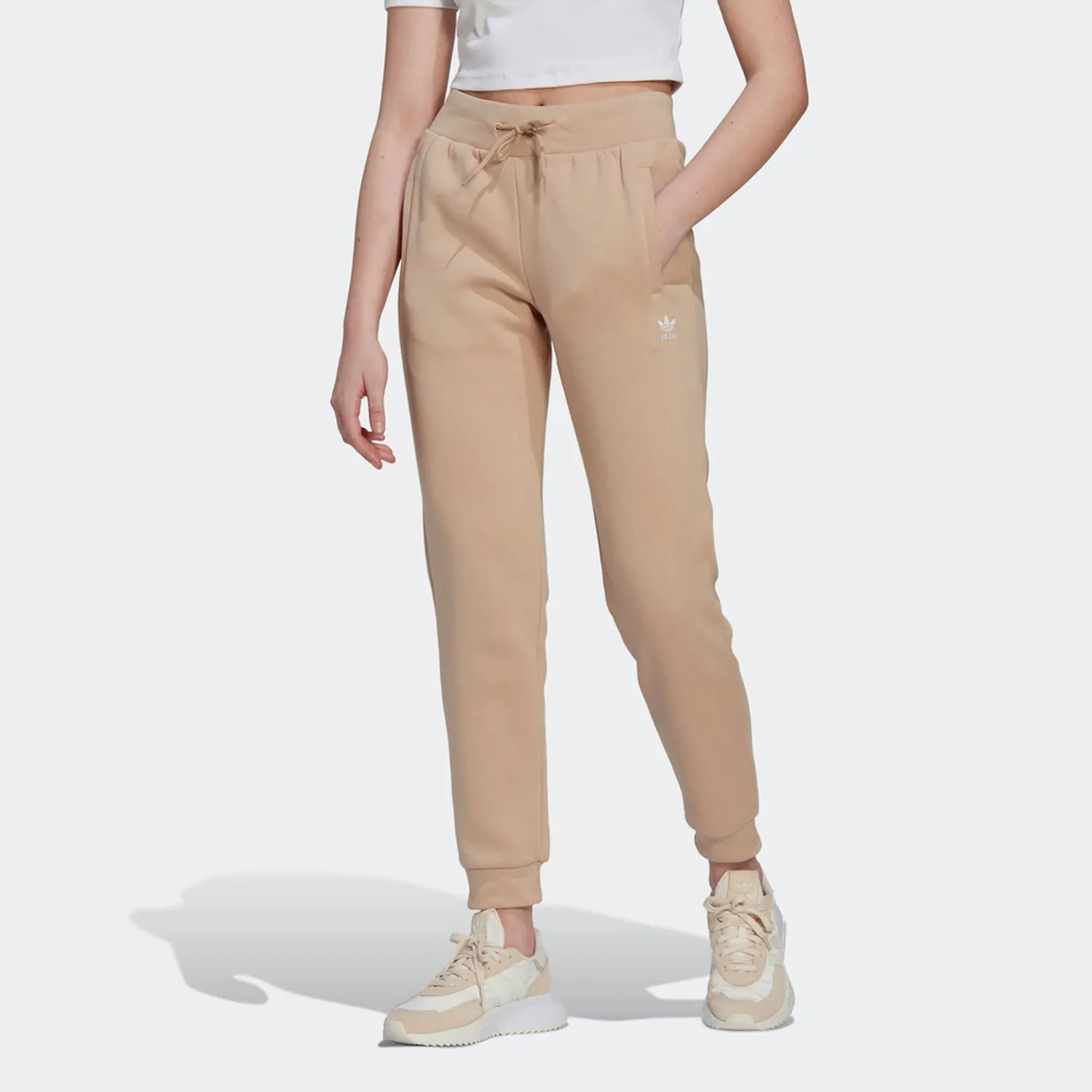 

Adidas Originals Trefoil Womens New Fashion Sports Knit Tapered Pants HJ7850