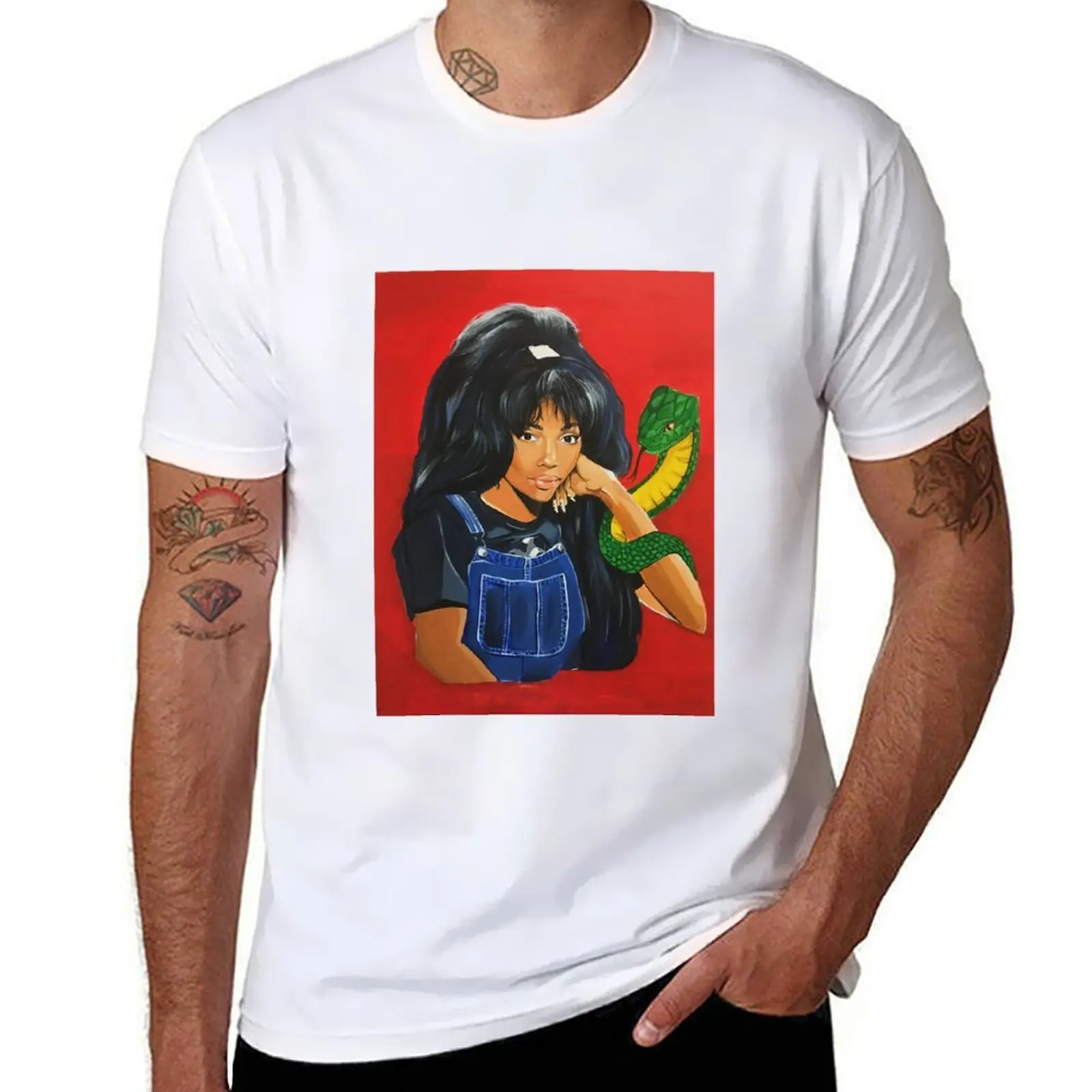 

Sza Painting T-Shirt printed t shirts for man funny t shirts dark humor T-Shirt