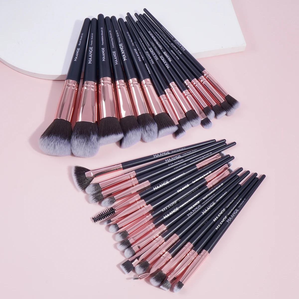 

MAANGE 30PCS Professional Makeup Brush Set Eye Face Cosmetic Foundation Powder Blush Eyeshadow Blending Makeup Brush Beauty Tool