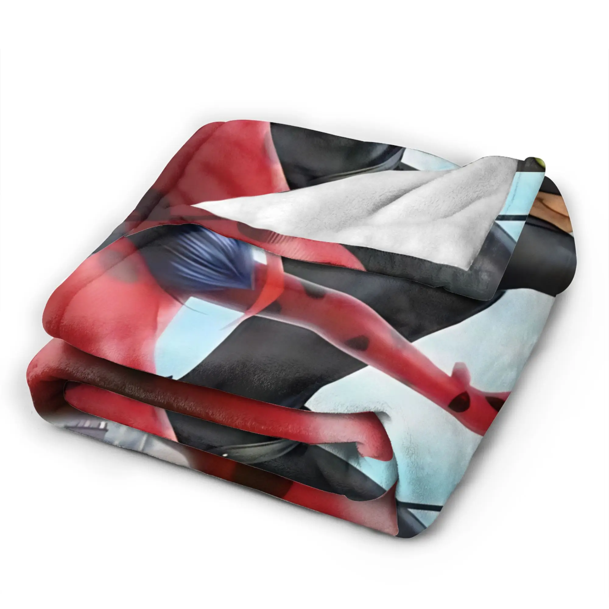 M-الخنفساء المعجزة الكرتون بطانية مطبوعة للرجال النساء الترا لينة رمي البطانيات للأريكة 50x60 بوصة متعددة الحجم