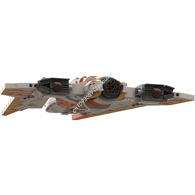 746 pz MOC Mandalorian Protectorate Fang Fighter Modello di Costruzione Regalo Di Natale Blocchi Assemblare Giocattolo FAI DA TE Idea Educazione Compleanno