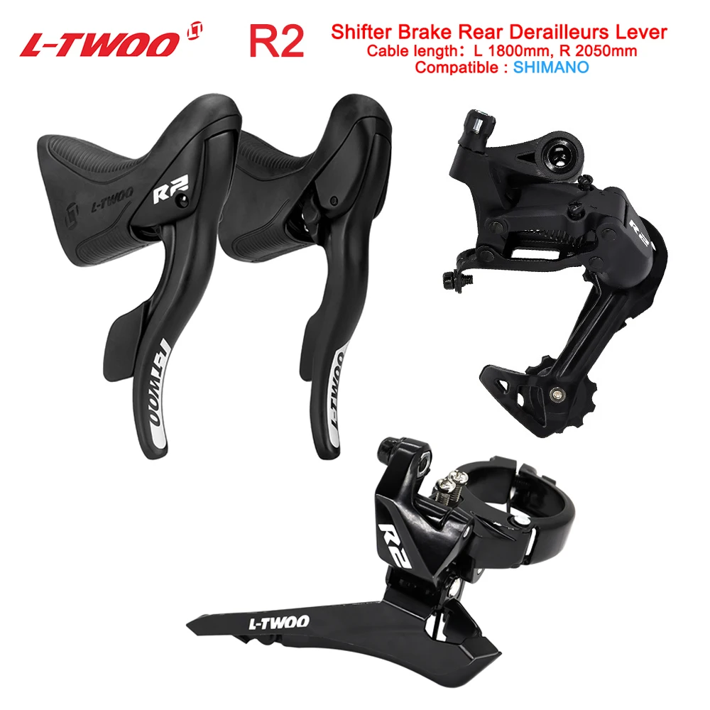 

LTWOO R2 2x7 Speed 14S Road Bicycle Groupset Speed Switch Derailleurs Shifter and Rear Derailleurs Front Derailleurs Bikes Parts