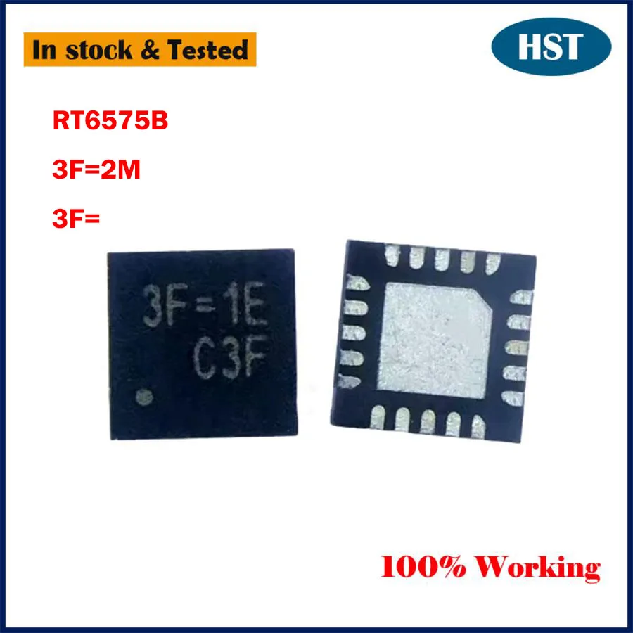 5PCS/LOT New Original RT6575BGQW RT6575B 3F=2M 3F= QFN20 Chip IC Chipset