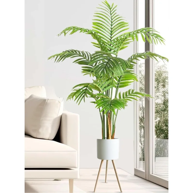 

Faux Trees Indoor with White Planter - Tall Artificial Plants Indoor - Fake Large Floor Plants for Home Decor Indoor - Office,