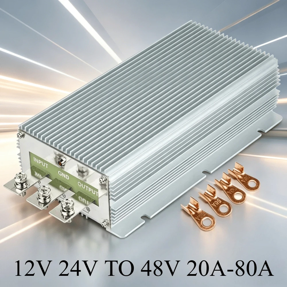 

12V24V to 48V 20A 30A 40A 50A 80A DC DC Boost Converter 12 Volt to 48 Volt Step-up Voltage Module Regulator for Electric cars