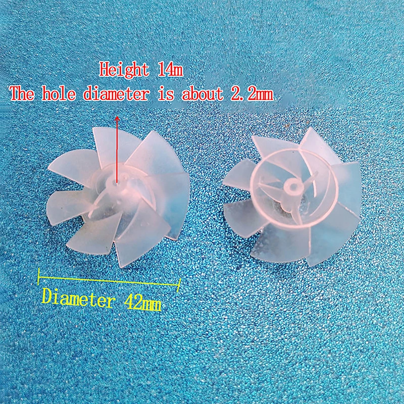1/5 قطعة دفاعات مروحة Turbofan محرك الطرد المركزي شفرة مروحة لتعليق الرقبة مروحة مجفف الشعر محرك الثلاجة #6