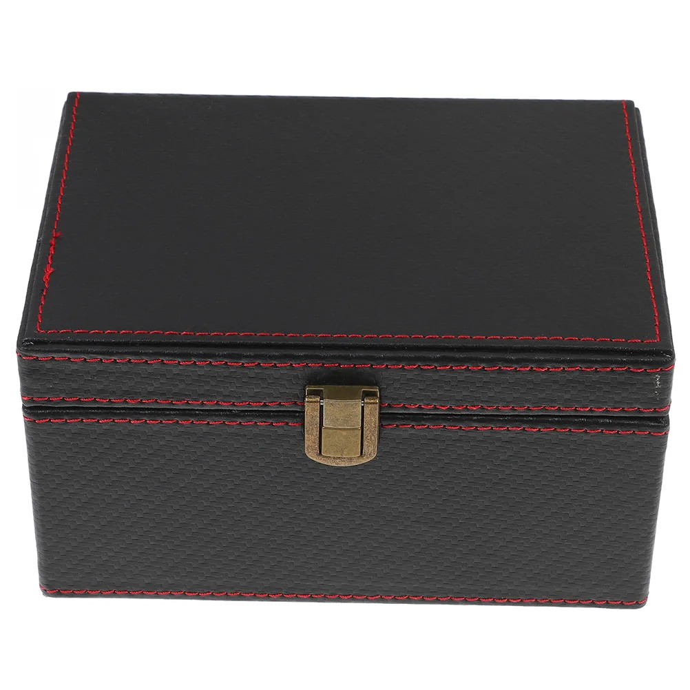 

Carbon Fiber Car Key Storage Box Large Capacity Matte Finish Organizer for Keys Phones Coins Faraday Box for Car Keys