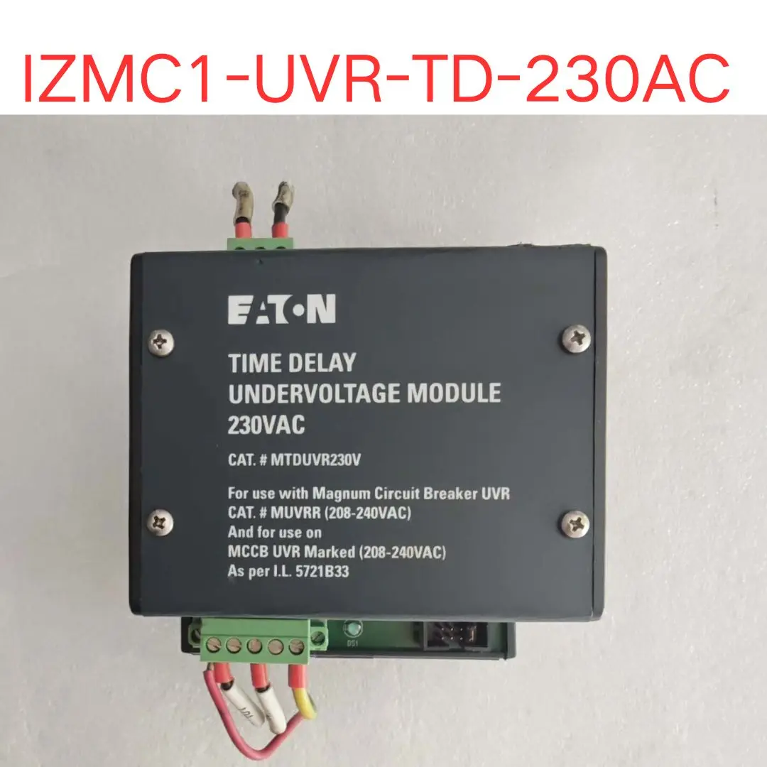 used IZMC1-UVR-TD-230AC Undervoltage delay module test OK Fast shipping