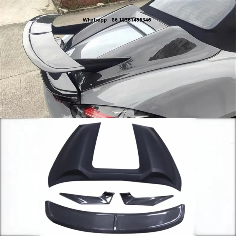 

Real Carbon Fiber Rear Spoiler Wing Kit 718 2016-2023