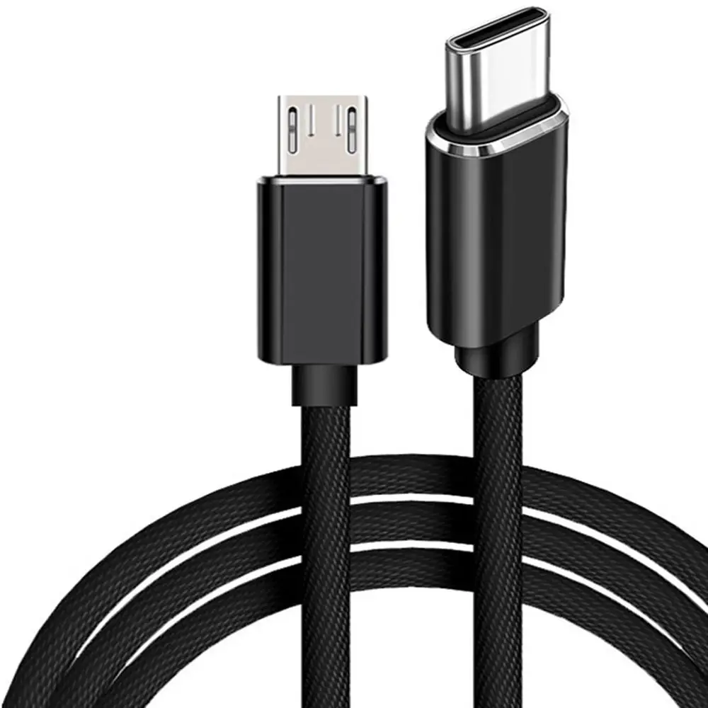 USB Type C To Micro USB 5A Fast Charging Adapter Cable PD 100W QC4.0 Quick Charger Data Cable for Samsung Xiaomi Huawei