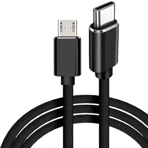 Bilashmart USB Type C To Micro USB 5A Fast Charging Adapter Cable PD 100W QC4.0 Quick Charger Data Cable Samsung