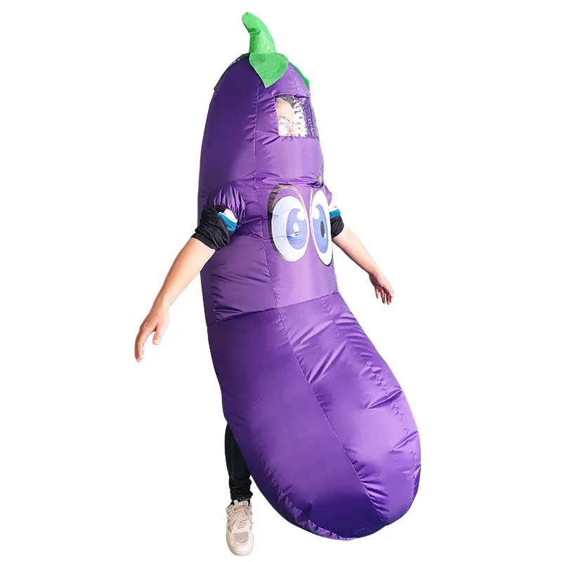 Adult Cartoon Burger/Coke/French Fries Inflatable Costume Halloween Cosplay Party Dress Performance Inflated Garment