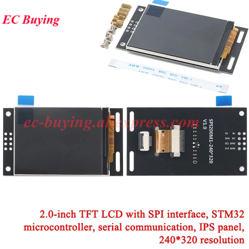 STM32H750VBT6 STM32H750 STM32 32H750VB FK750M1 FK750M3-VBT6 Chip Core System Learning Development Board Modul TFT LCD Bildschirm – Detail 7