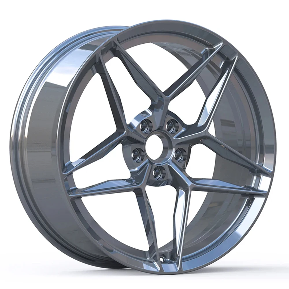 

Forged Magnesium Wheels Gloss Black 5*112 18 19 Inches CNC Bright Custom Logo Accepted