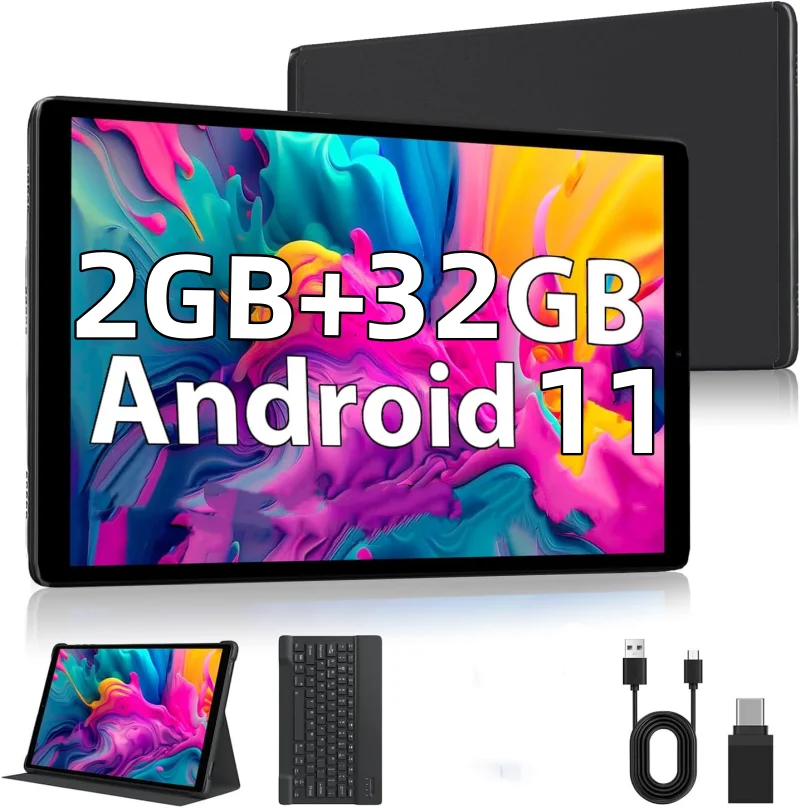 

10-дюймовая оперативная память F-X10, 2 ГБ ПЗУ, 32 ГБ, Android 11, WIFI, планшетный ПК, четырехъядерный процессор Allwinner A33, четырехъядерный процессор, 1,4 ГГц, камера Type-C USB