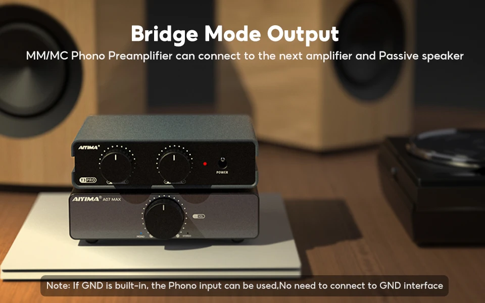 AIYIMA T3 PRO RIAA MM/MC Phono-Vorverstärker Vinyl-Plattenspieler Stereo-Vorverstärker Verstärker Plattenspieler mit Verstärkungsregelung – Detail 16